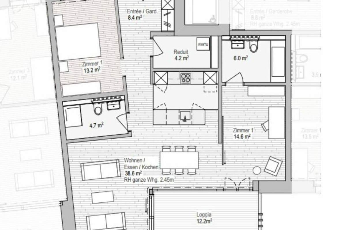 5/7 Säntisstrasse, Rapperswil SG, St. Gallen 8640, 3.5 Bedrooms Bedrooms, 0 ,2 BathroomsBathrooms,Wohnung/Haus,Zu vermieten,Säntisstrasse,2,1024